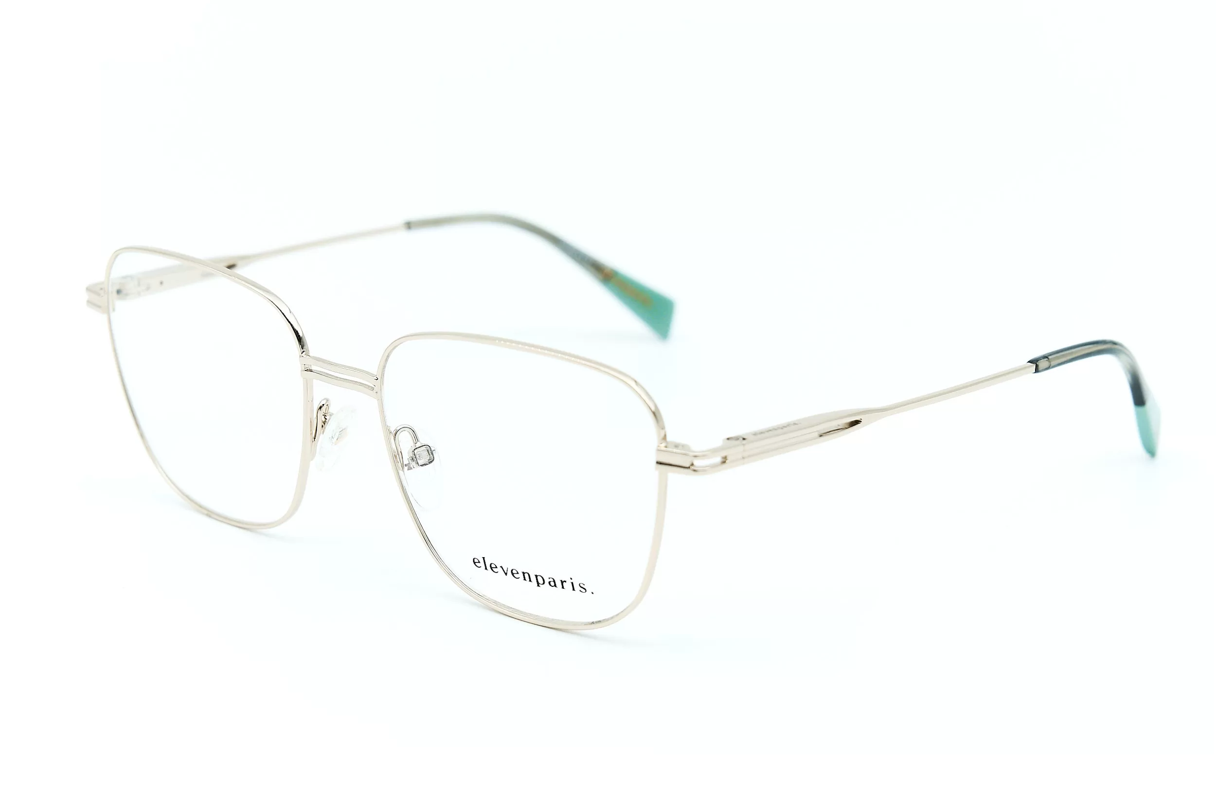 Женская оправа ElevenParis EMM037 C20 из серебристого металла с декоративными заушниками