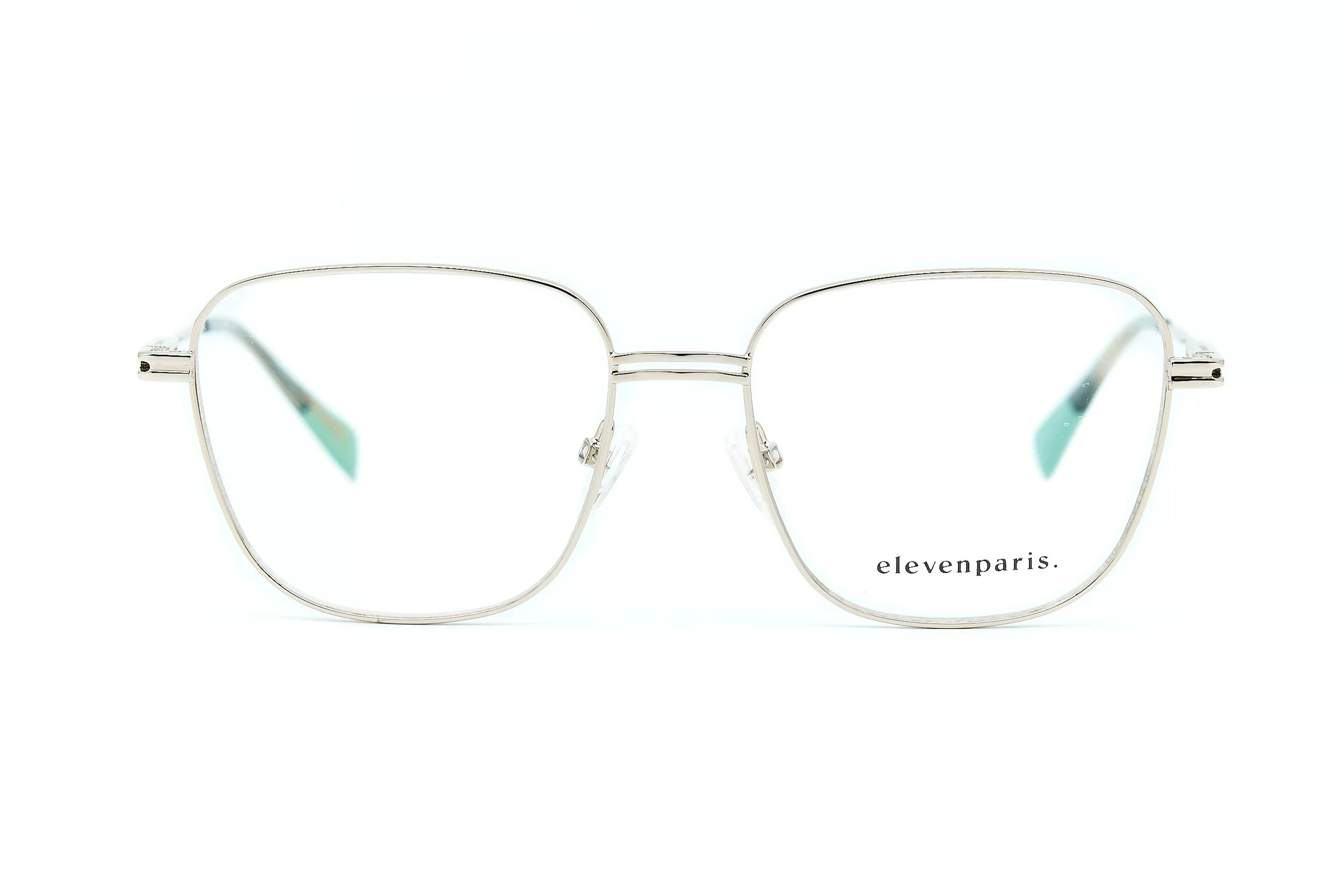 Женская оправа ElevenParis EMM037 C20 из серебристого металла с декоративными заушниками