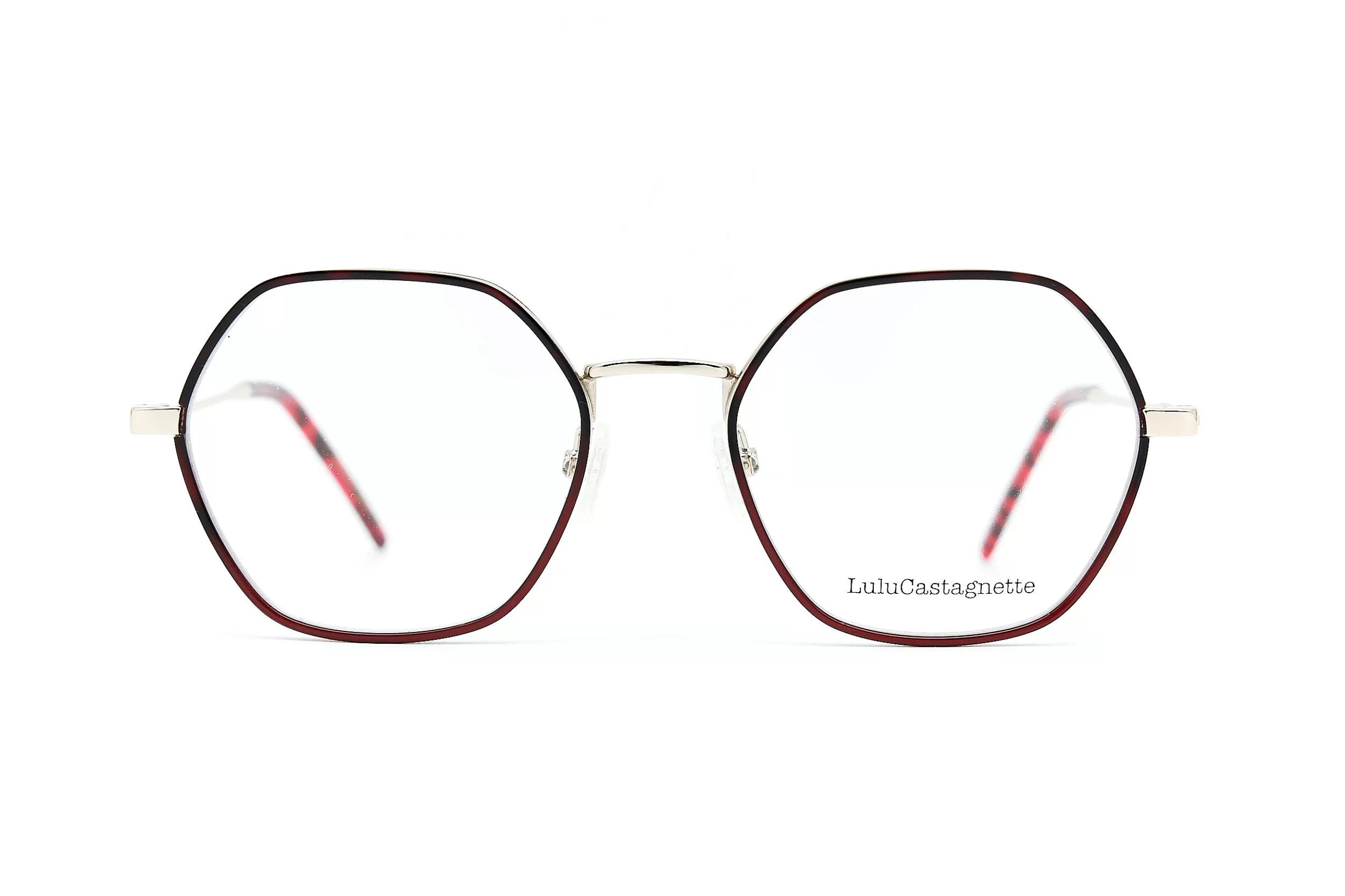 Женская оправа LuLuCastagnette из металла с контрастными вставками