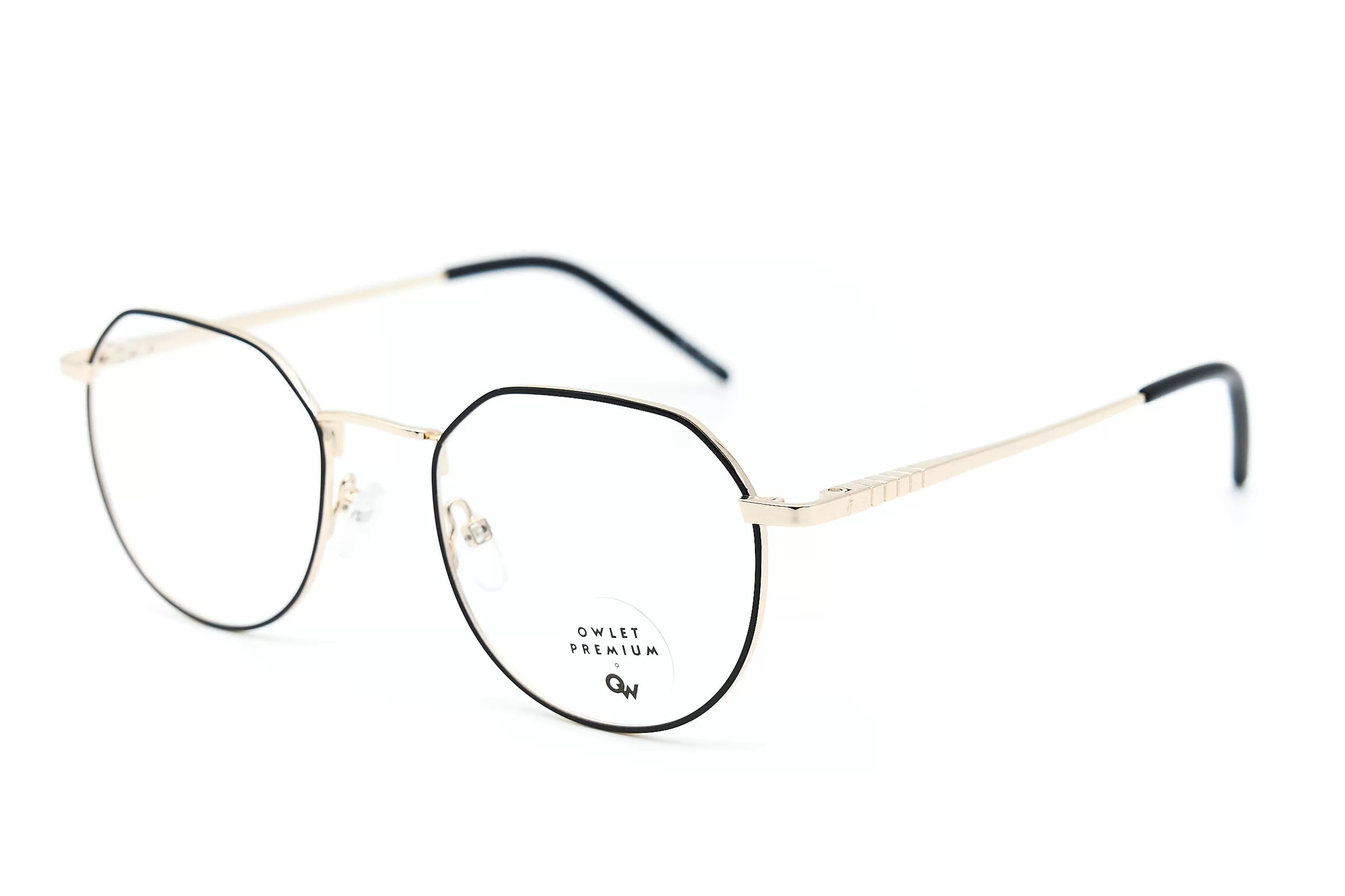 Мужская оправа Owlet металлическая оправа для очков золотого цвета