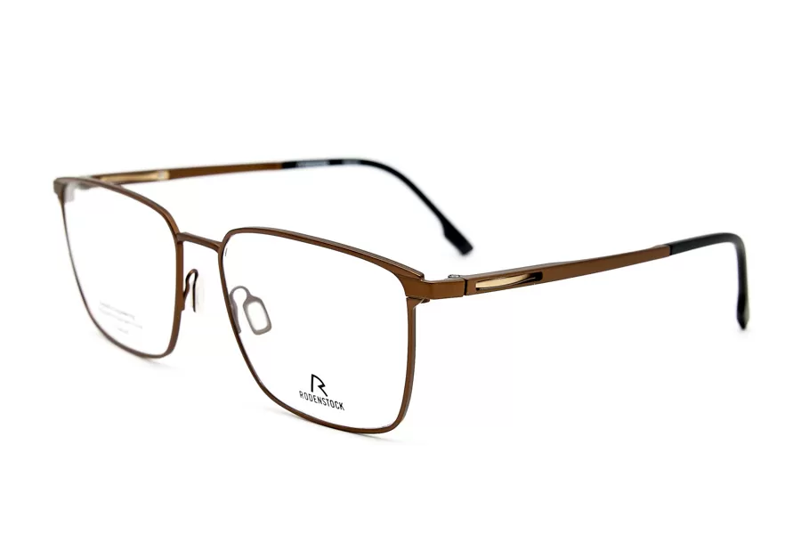 Мужская оправа Rodenstock из коричневого металла