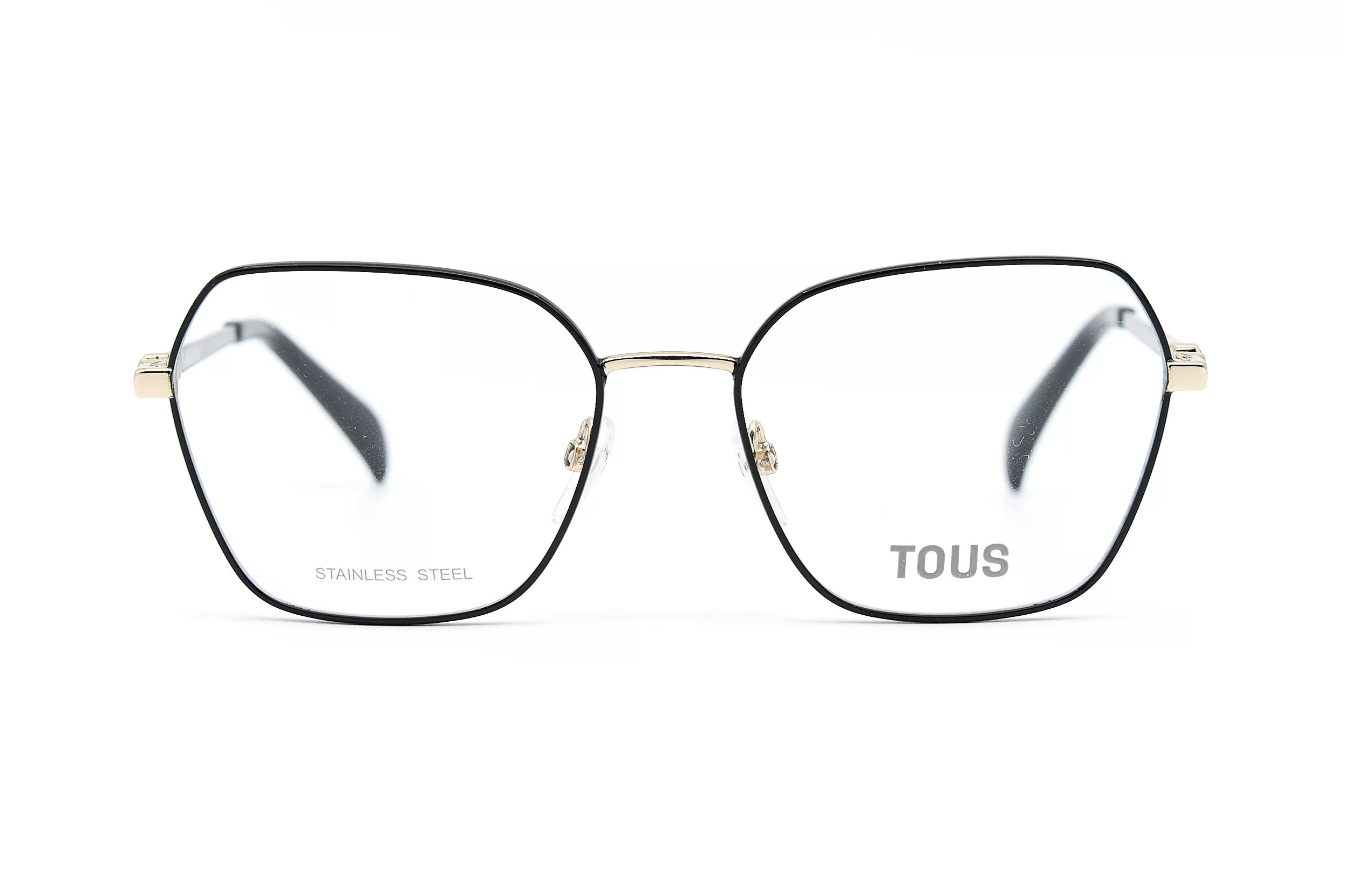 Женская оправа TOUS VTO463 COL0301 из металла с золотыми заушниками