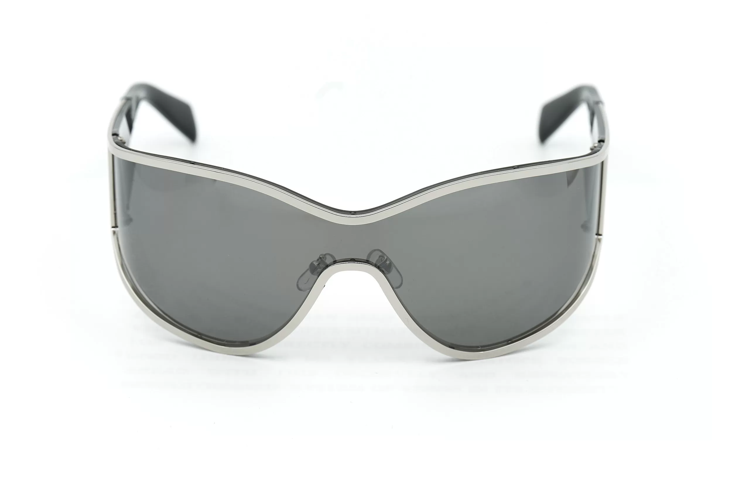 Солнцезащитные очки Blumarine с металлической рамкой, и светло-серыми стеклами