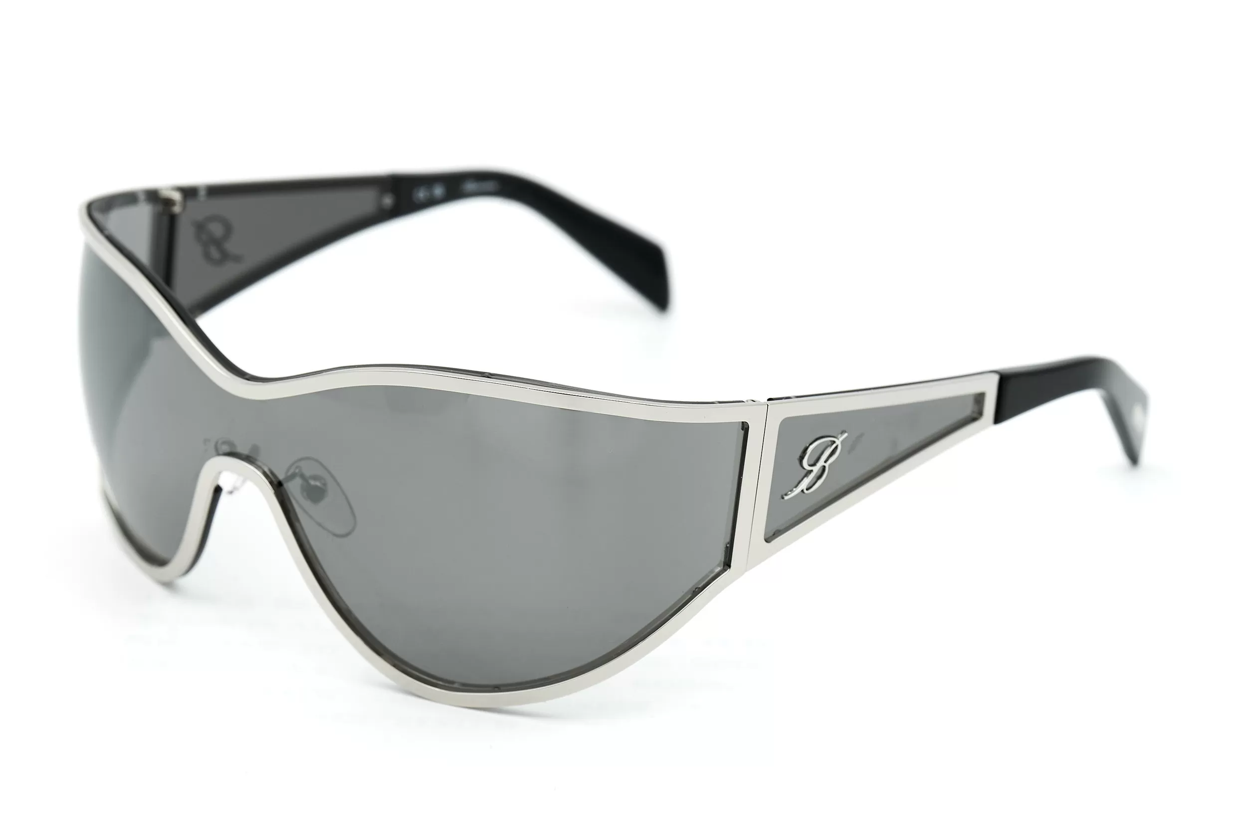 Солнцезащитные очки Blumarine с металлической рамкой, и светло-серыми стеклами